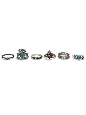 vintage y2k ring bundle 💍✨ (set of 6, mixed sizes 5–9)